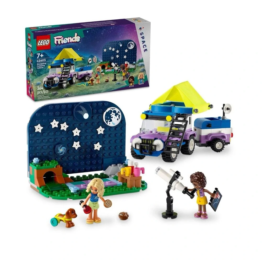 Lego stargazing camping